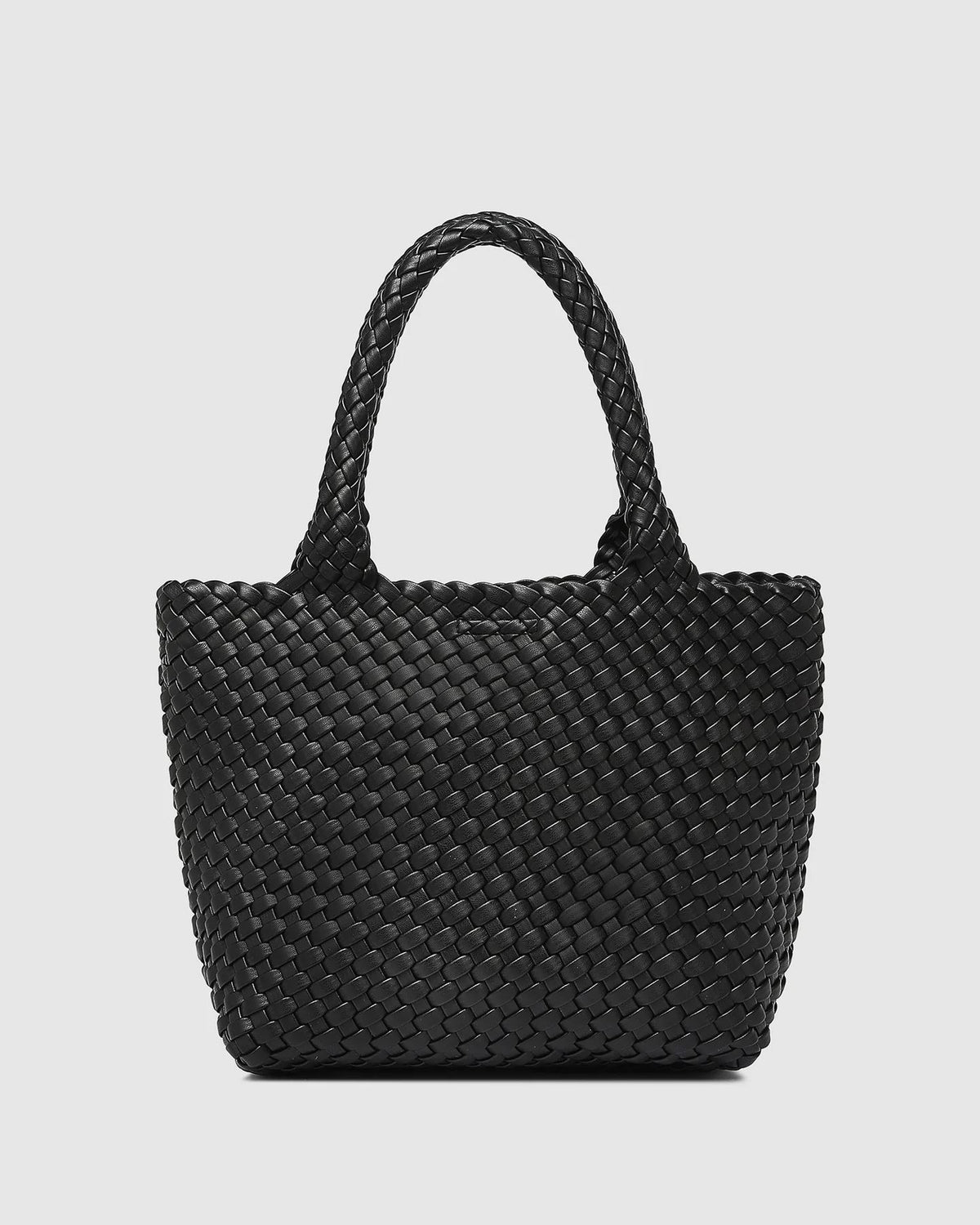 LOUENHIDE Baby Cruiser Woven Tote Bag - Black HANDBAG - Zabecca Living