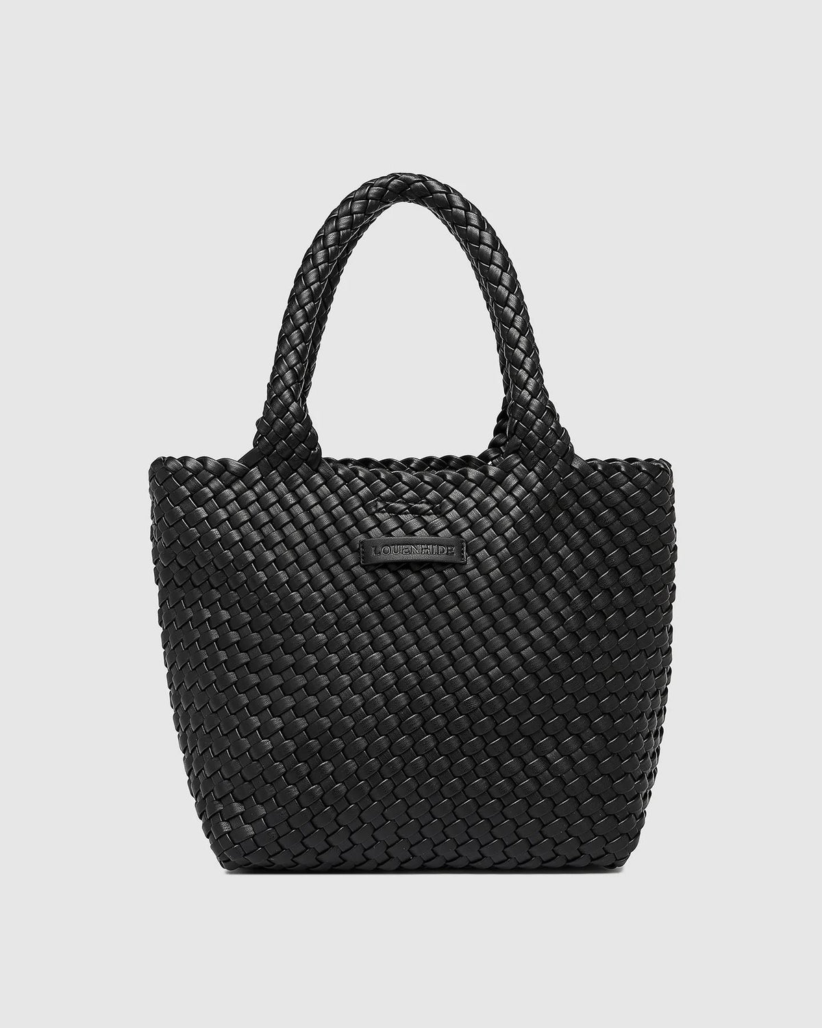 LOUENHIDE Baby Cruiser Woven Tote Bag - Black HANDBAG - Zabecca Living
