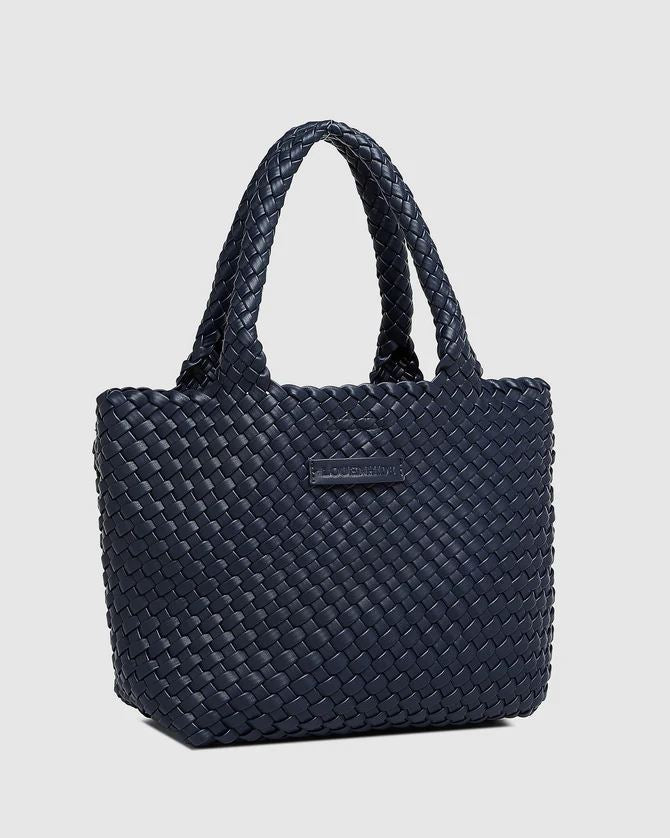LOUENHIDE Baby Cruiser Woven Tote Bag - Navy HANDBAG - Zabecca Living