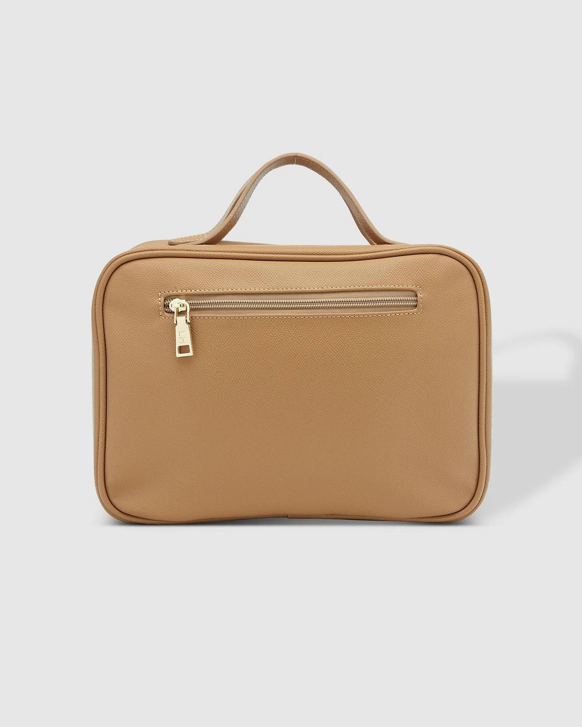 LOUENHIDE Baby Emma Travel Case - Camel toiletry bag - Zabecca Living