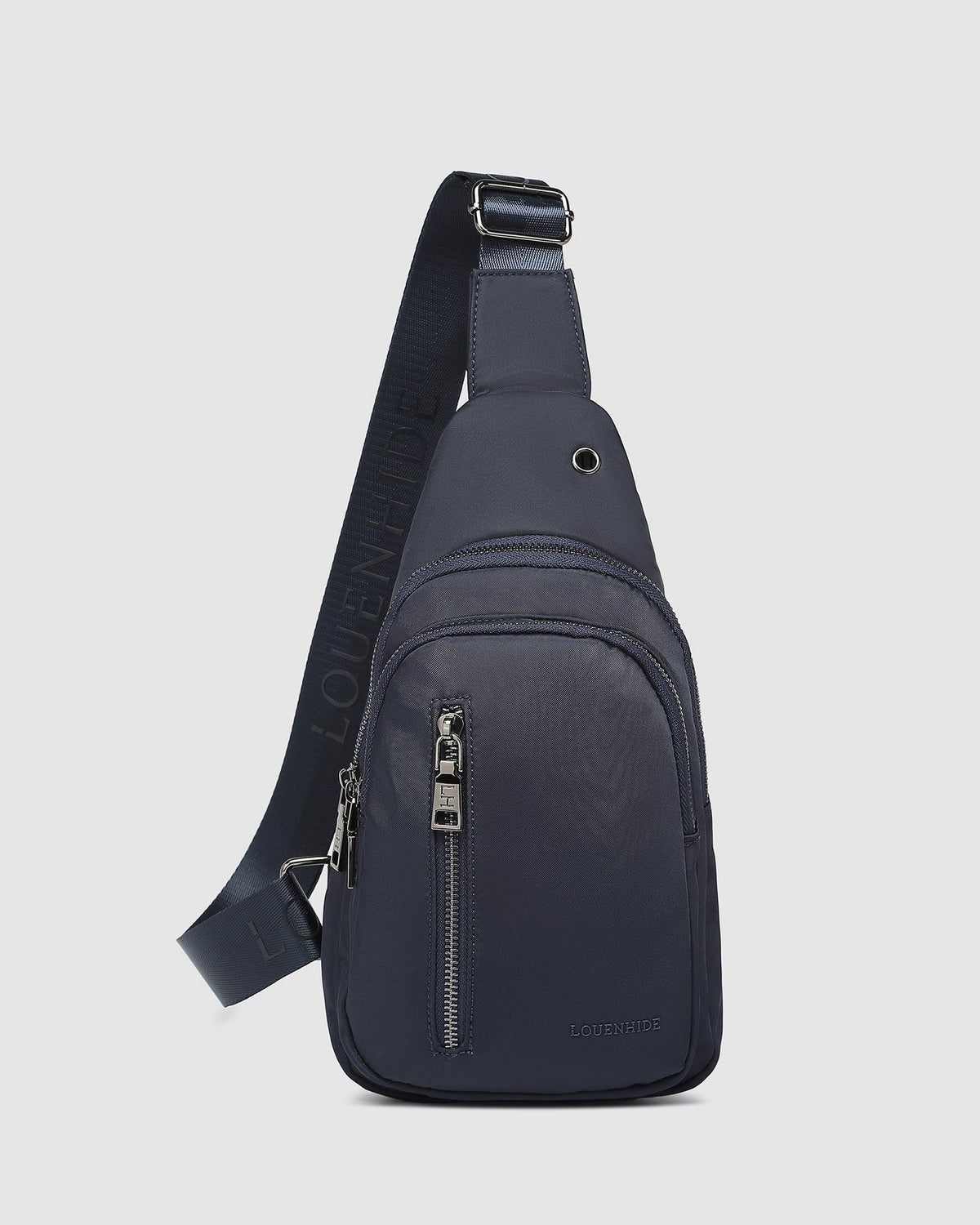 LOUENHIDE Boyd Nylon Sling Bag - Navy HANDBAG - Zabecca Living