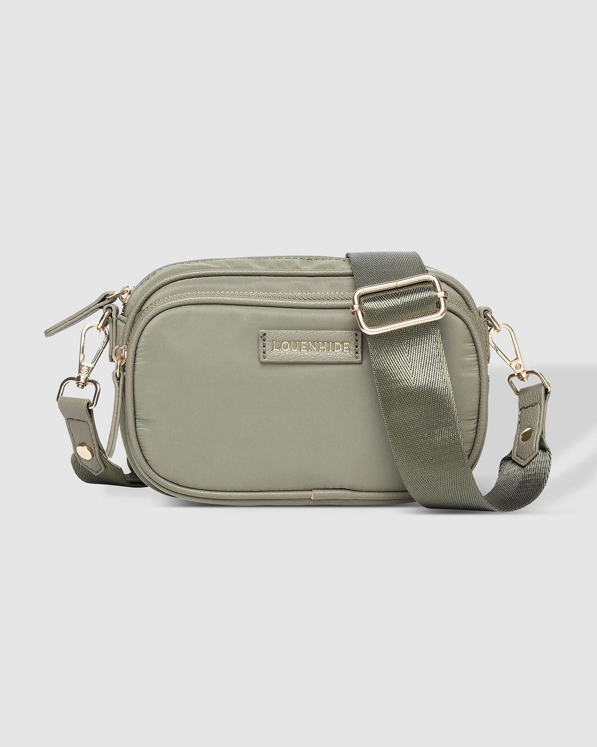 LOUENHIDE Cali Nylon Crossbody Bag - Khaki HANDBAG - Zabecca Living