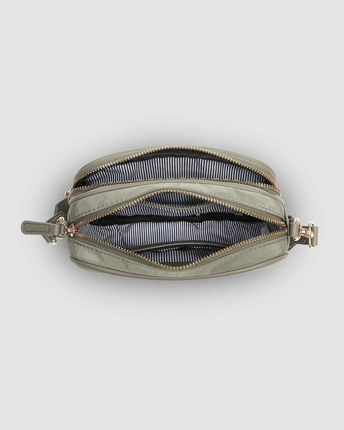 LOUENHIDE Cali Nylon Crossbody Bag - Khaki HANDBAG - Zabecca Living