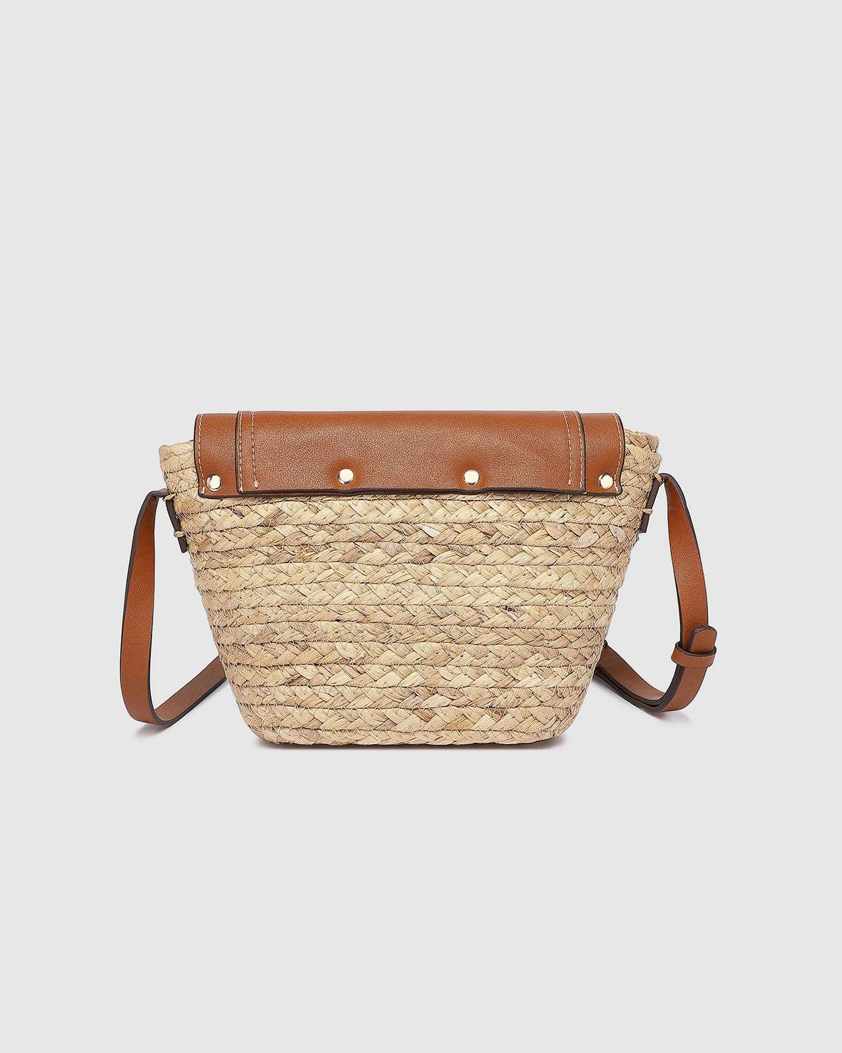 LOUENHIDE Dixie Straw Crossbody Bag - Natural Tan HANDBAG - Zabecca Living