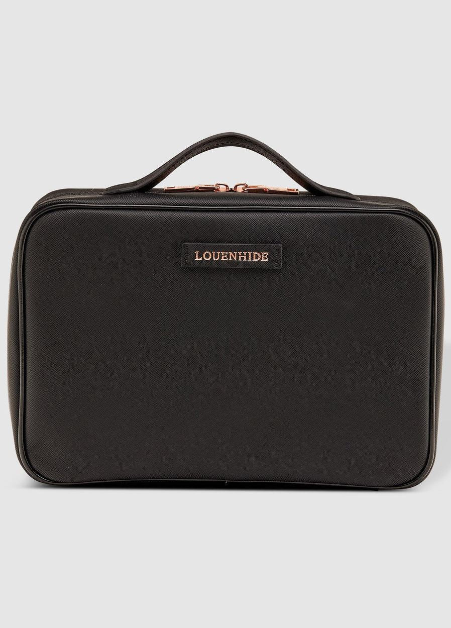 LOUENHIDE Georgie Fifi Cosmetic Case - Black Large COSMETIC BAG - Zabecca Living