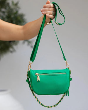 LOUENHIDE Halsey Nylon Sling Bag - Apple Green HANDBAG - Zabecca Living