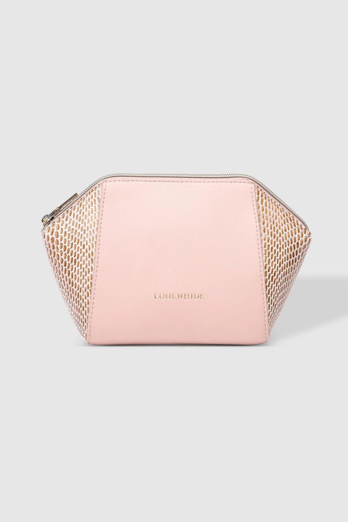 LOUENHIDE Havarti Pouch - Pale Pink toiletry bag - Zabecca Living