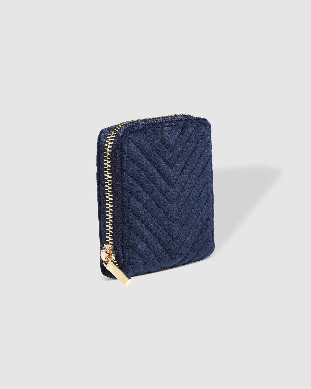 LOUENHIDE Juniper Jewellery Case - Velvet Navy Jewellery Box - Zabecca Living