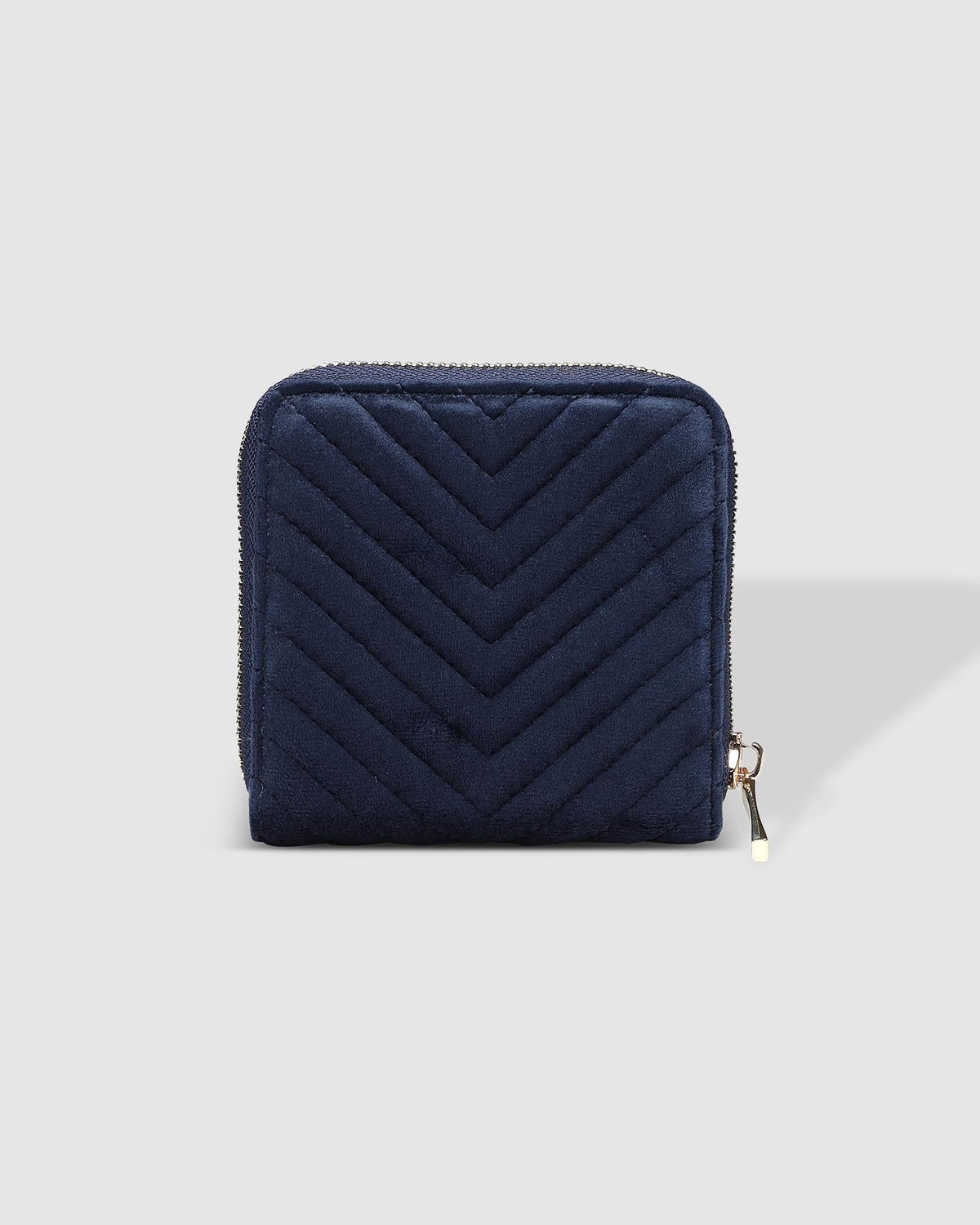 LOUENHIDE Juniper Jewellery Case - Velvet Navy Jewellery Box - Zabecca Living