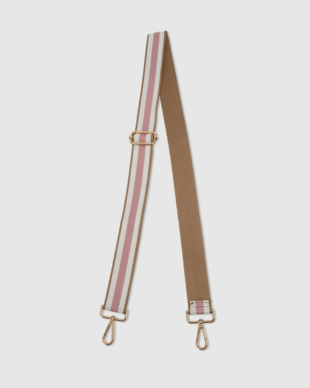LOUENHIDE Kasey Crossbody Bag with Stripe Strap - Camel HANDBAG - Zabecca Living