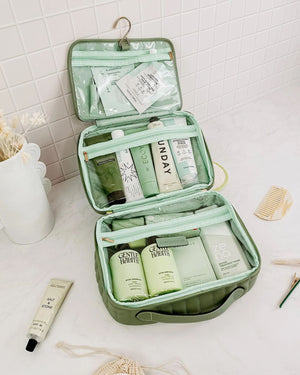 LOUENHIDE Maggie Rosie Cosmetic Bag Set - Sage Green COSMETIC BAG - Zabecca Living