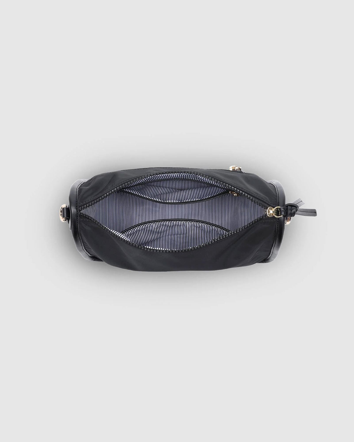 LOUENHIDE Milan Nylon Crossbody Bag - Black HANDBAG - Zabecca Living