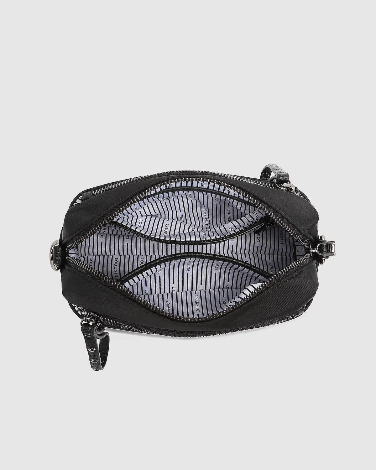 LOUENHIDE Rowie Nylon Crossbody Bag - Black HANDBAG - Zabecca Living