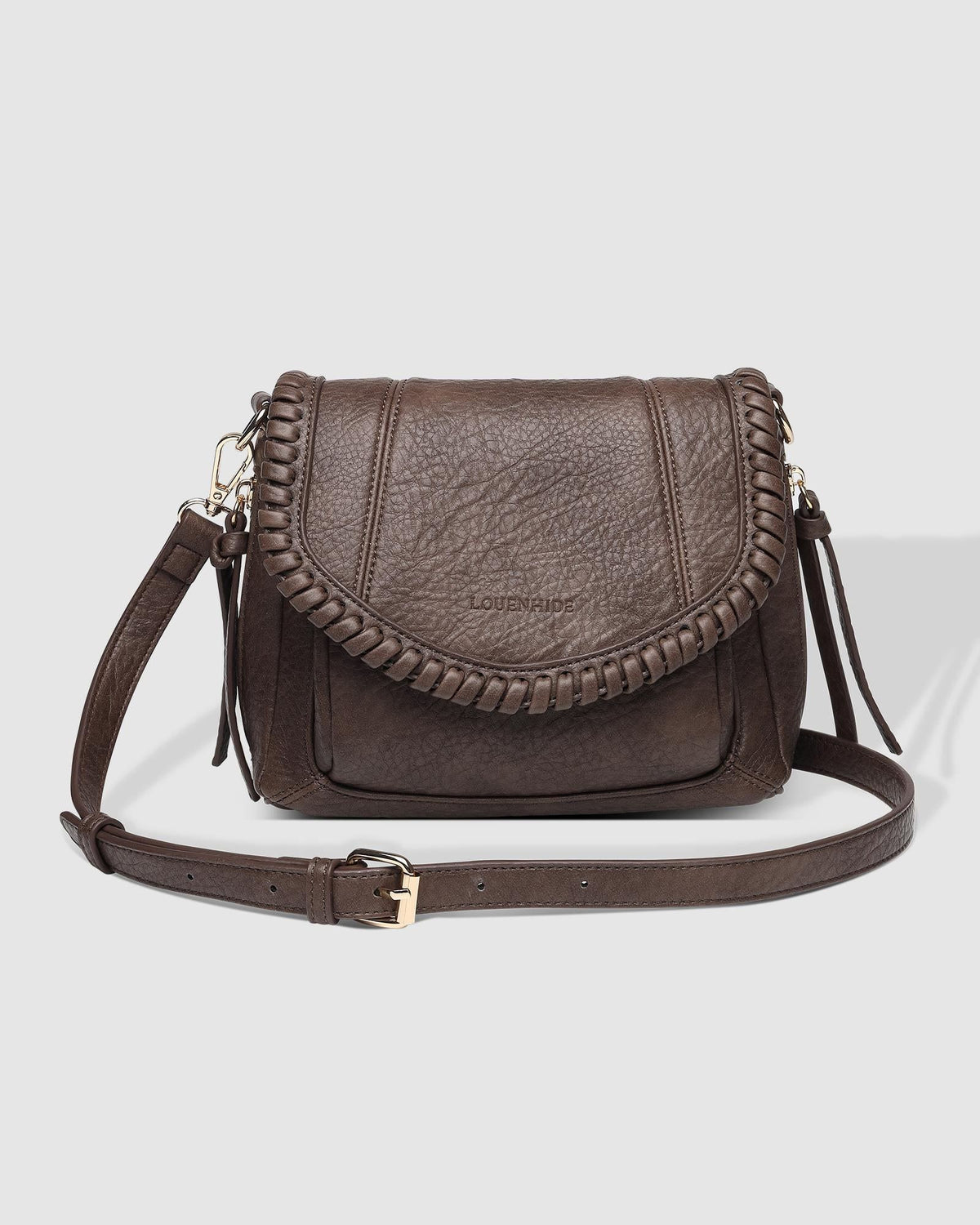 LOUENHIDE Shania Crossbody Bag - Chocolate HANDBAG - Zabecca Living