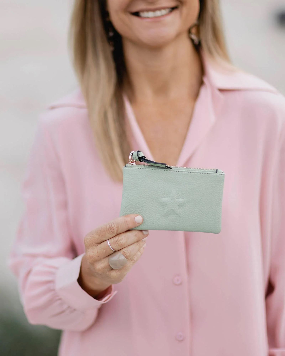 LOUENHIDE Star Purse - Mint WALLET - Zabecca Living