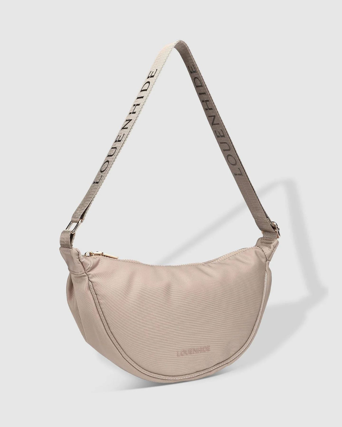 LOUENHIDE Sylvia Nylon Crossbody Bag - Beige HANDBAG - Zabecca Living
