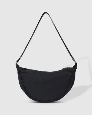 LOUENHIDE Sylvia Nylon Crossbody Bag - Black HANDBAG - Zabecca Living