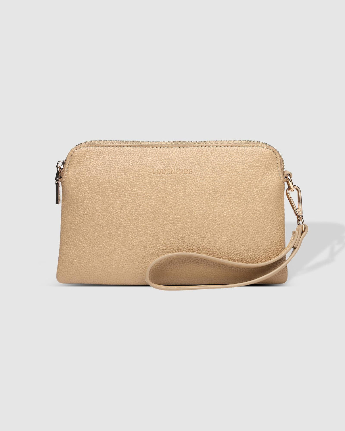 LOUNENHIDE Poppy Clutch - Biscuit HANDBAG - Zabecca Living