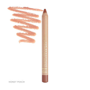 LÜK Natural Lipstick Crayon - Honey Peach LIPSTICK - Zabecca Living