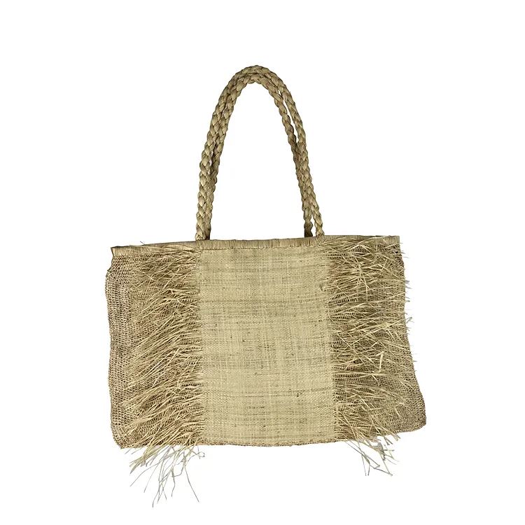 MADE IN MADA Tia Bag - Natural Beach Bag - Zabecca Living
