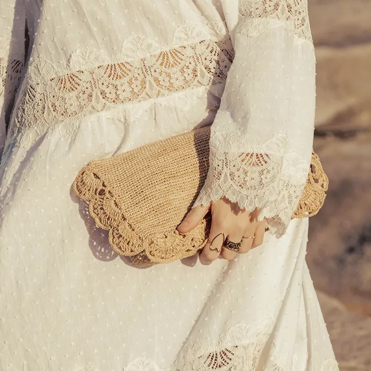 MADE IN MADA Toky Clutch - Natural HANDBAG - Zabecca Living