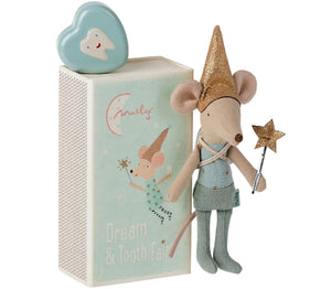 MAILEG Mouse Tooth Fairy Box - Blue KIDS (5+ Yrs) - Zabecca Living