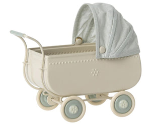 MAILEG Pram Micro - Blue KIDS (5+ Yrs) - Zabecca Living