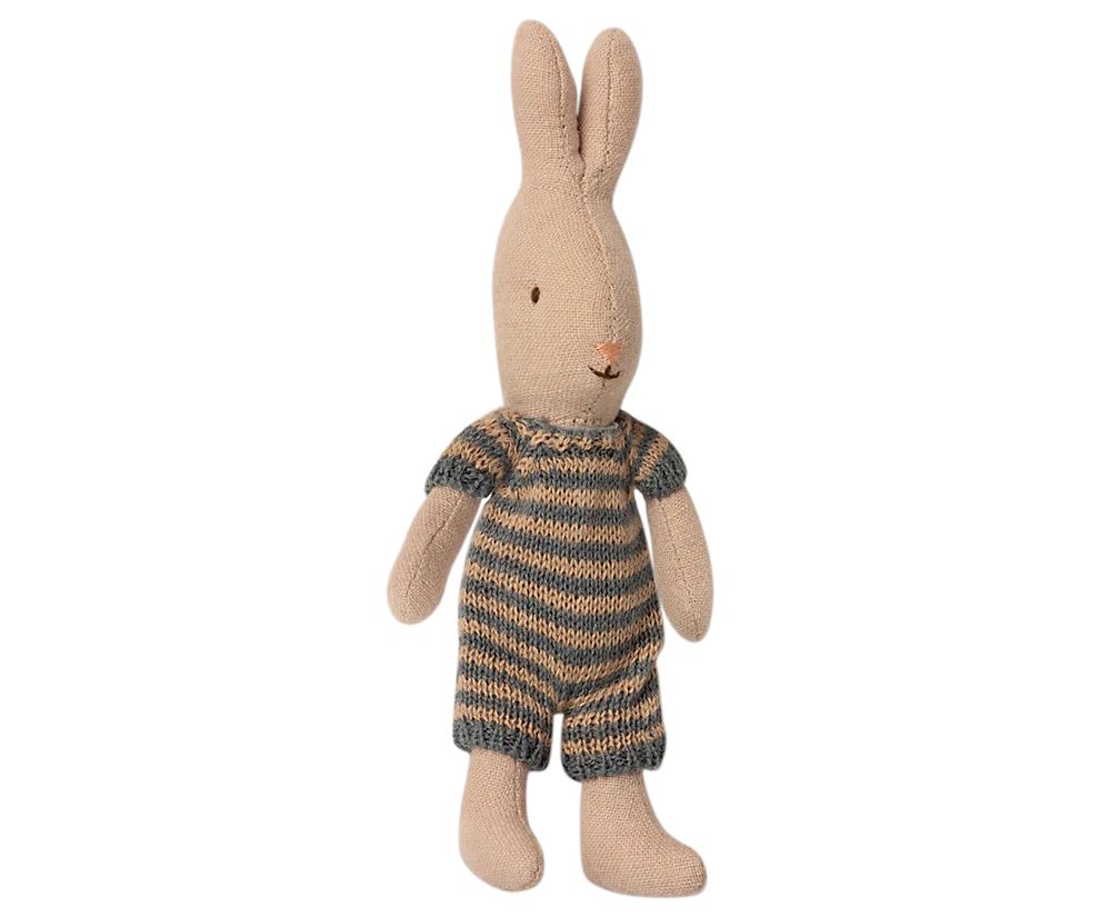 MAILEG Rabbit Micro - Blue Stripe KIDS (5+ Yrs) - Zabecca Living