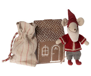 MAILEG Santa Mouse With House KIDS (5+ Yrs) - Zabecca Living