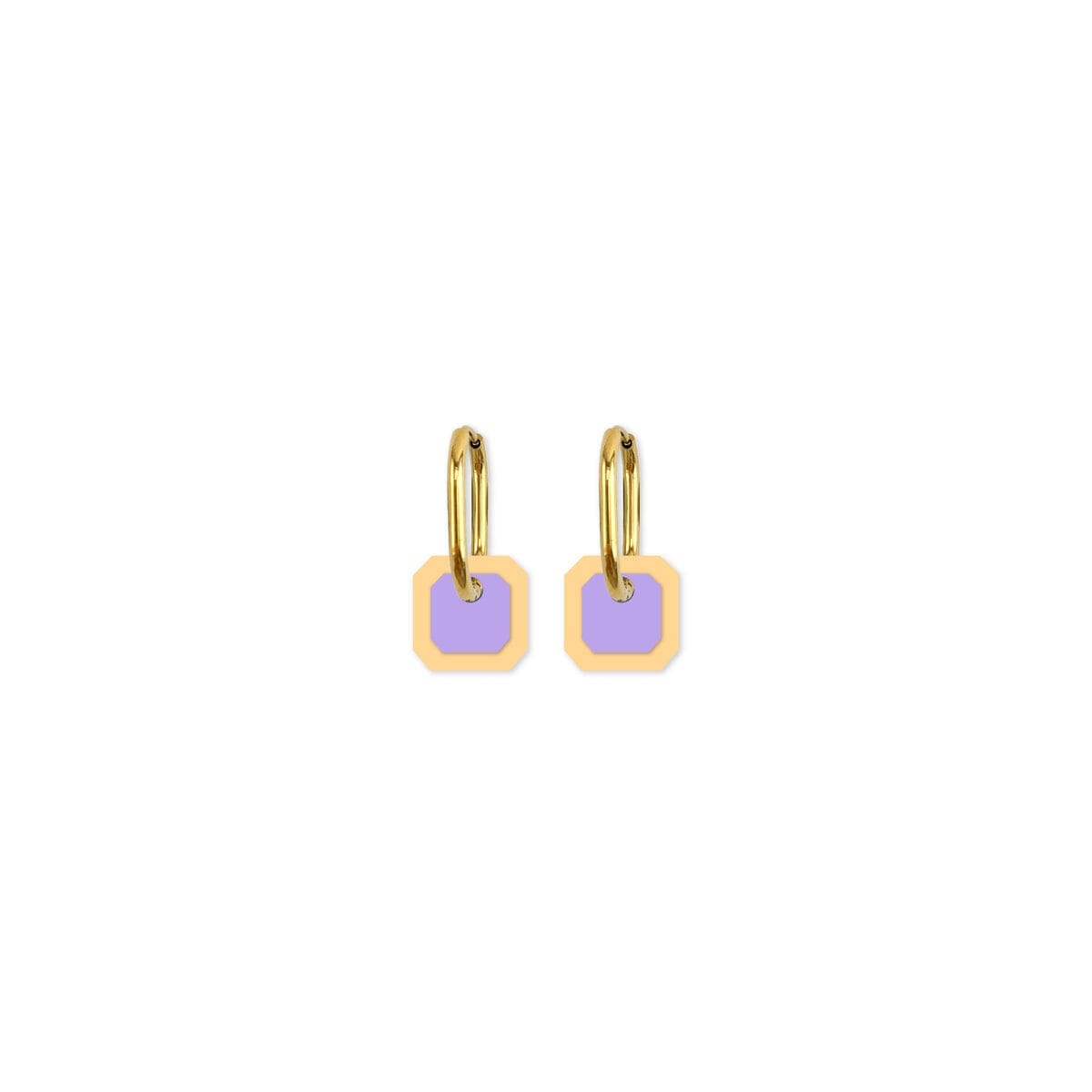 MOE MOE Cami Gem Earrings - Mellow/Mauve Earrings - Zabecca Living