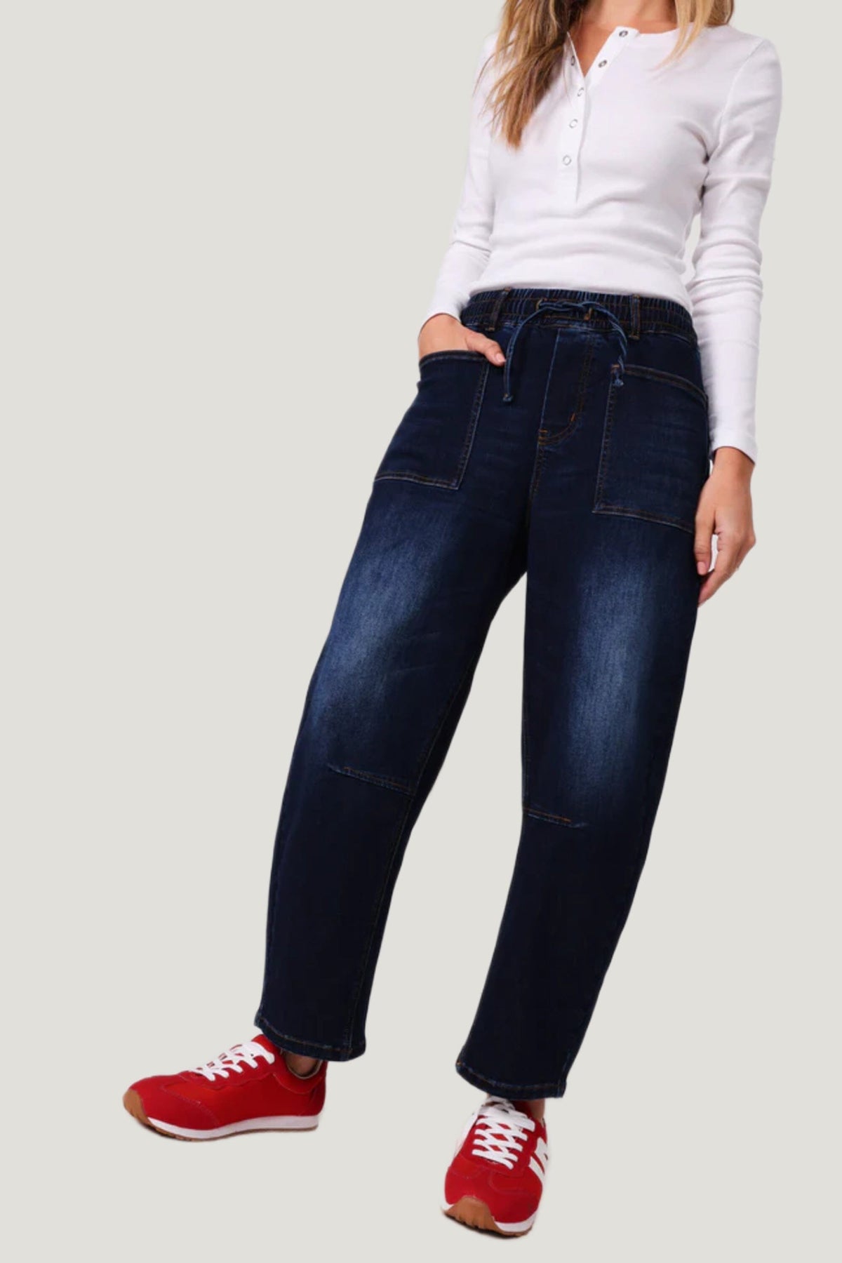 MONACO JEANS Leo Barrel Jeans - Ink JEANS - Zabecca Living