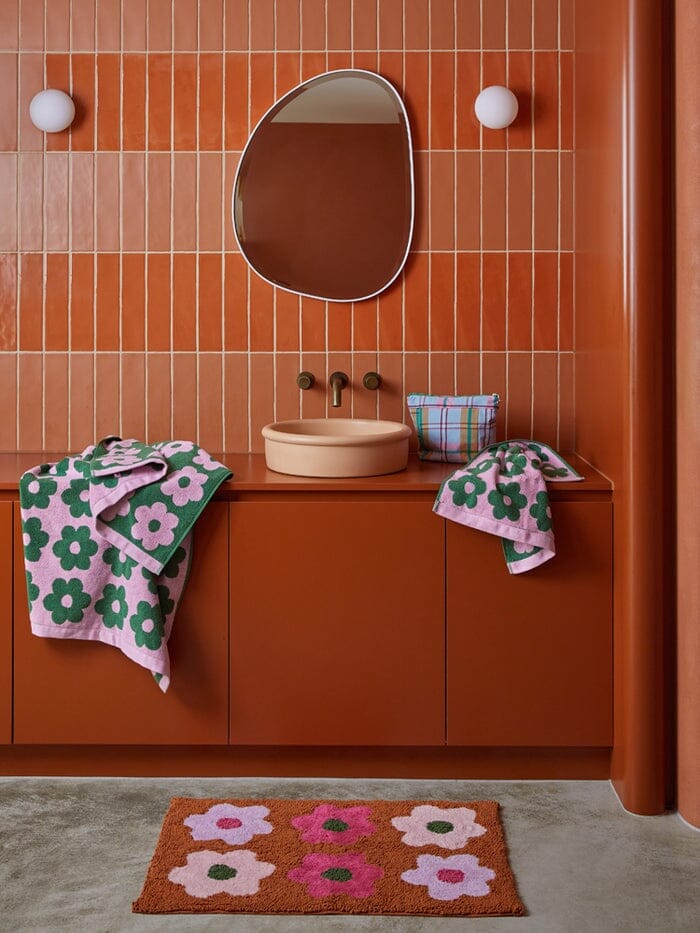 MOSEY ME Flowerbed Bath Mat BATHROOM - Zabecca Living