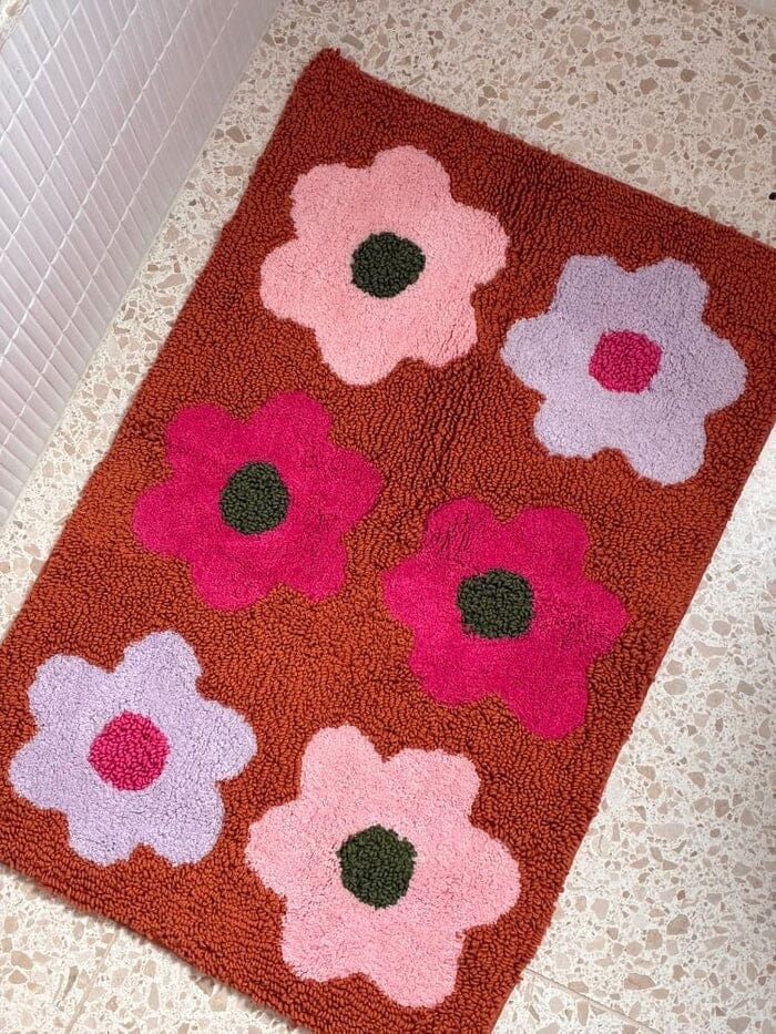 MOSEY ME Flowerbed Bath Mat BATHROOM - Zabecca Living