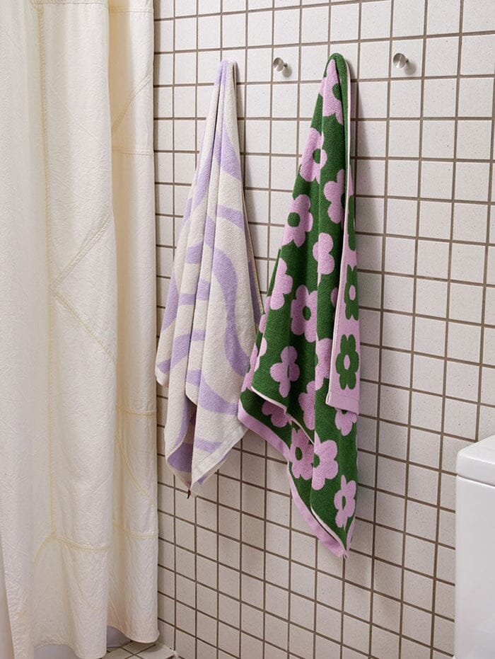 MOSEY ME Flowerbed Bath Towel BATHROOM - Zabecca Living