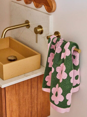 MOSEY ME Flowerbed Hand Towel Hand Towel - Zabecca Living
