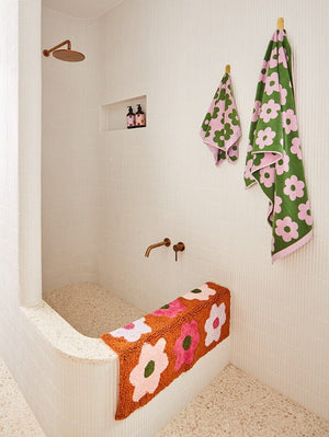 MOSEY ME Flowerbed Hand Towel Hand Towel - Zabecca Living