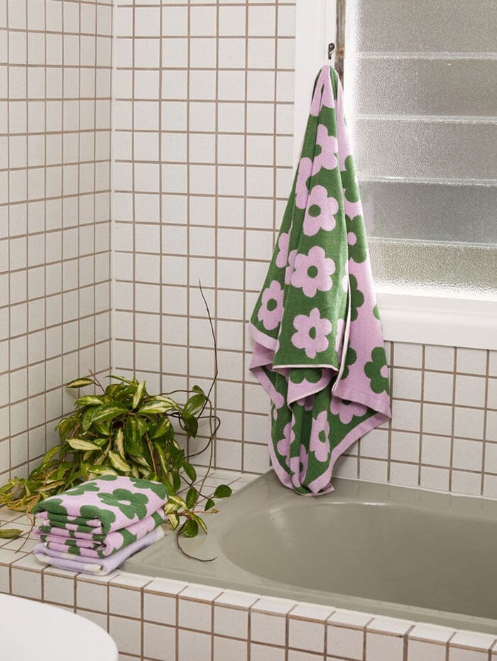 MOSEY ME Flowerbed Hand Towel Hand Towel - Zabecca Living