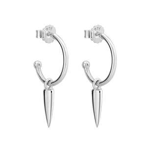 MURKANI Dagger Hoops - Sterling Silver Earrings - Zabecca Living