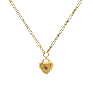 MURKANI Love You Large Heart Necklace Necklace - Zabecca Living