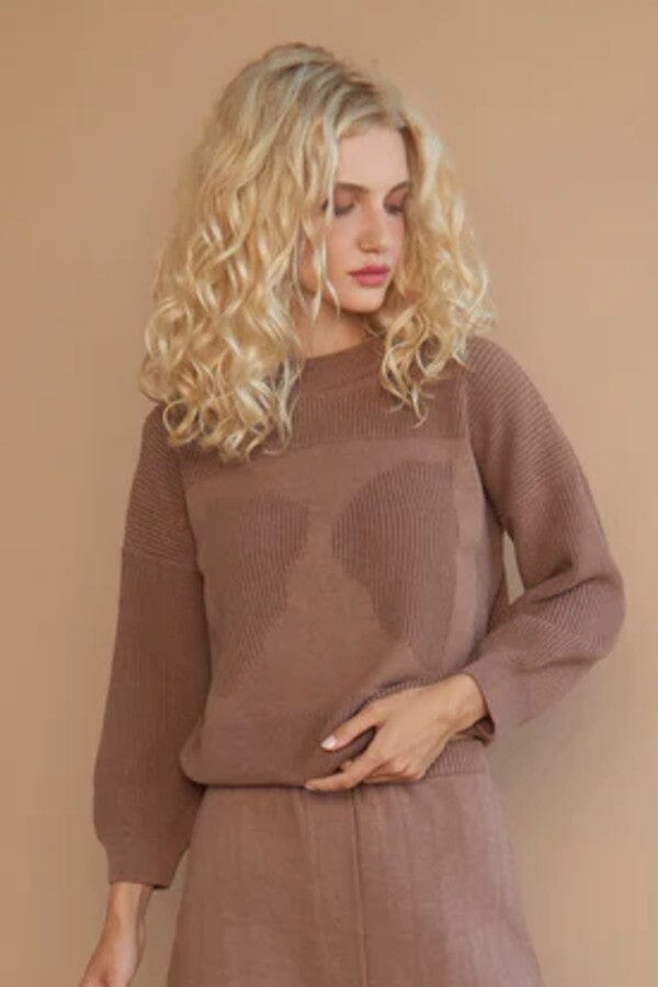 OAT AVA Moa Jumper - Walnut Jumpers + Knitwear - Zabecca Living