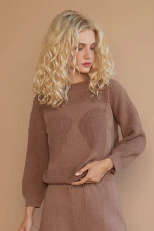 OAT AVA Moa Jumper - Walnut Jumpers + Knitwear - Zabecca Living