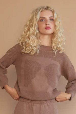 OAT AVA Moa Jumper - Walnut Jumpers + Knitwear - Zabecca Living