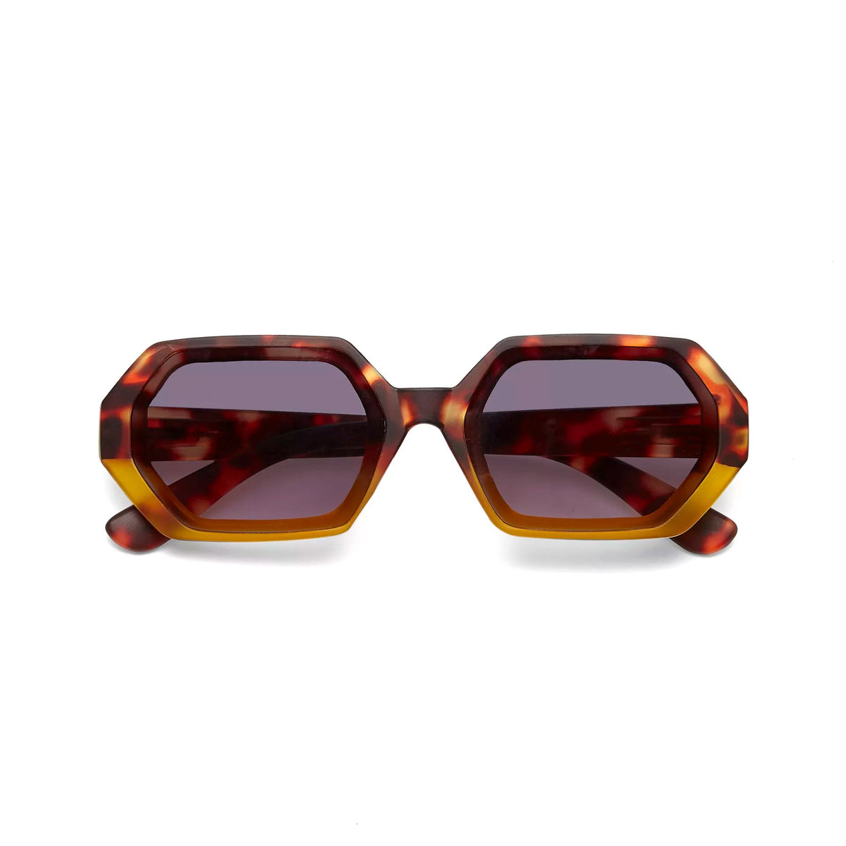 OKKIA Andrea Sunglasses - Havana Yellow Sunglasses - Zabecca Living