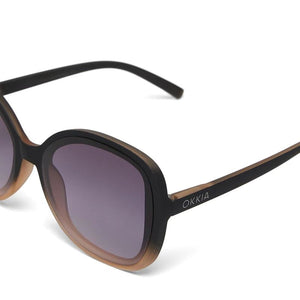 OKKIA Anna Sunglasses - Black Shaded Rose Sunglasses - Zabecca Living