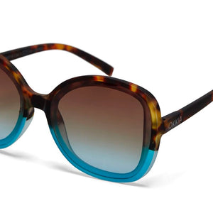 OKKIA Anna Sunglasses - Havana & Blue Sunglasses - Zabecca Living