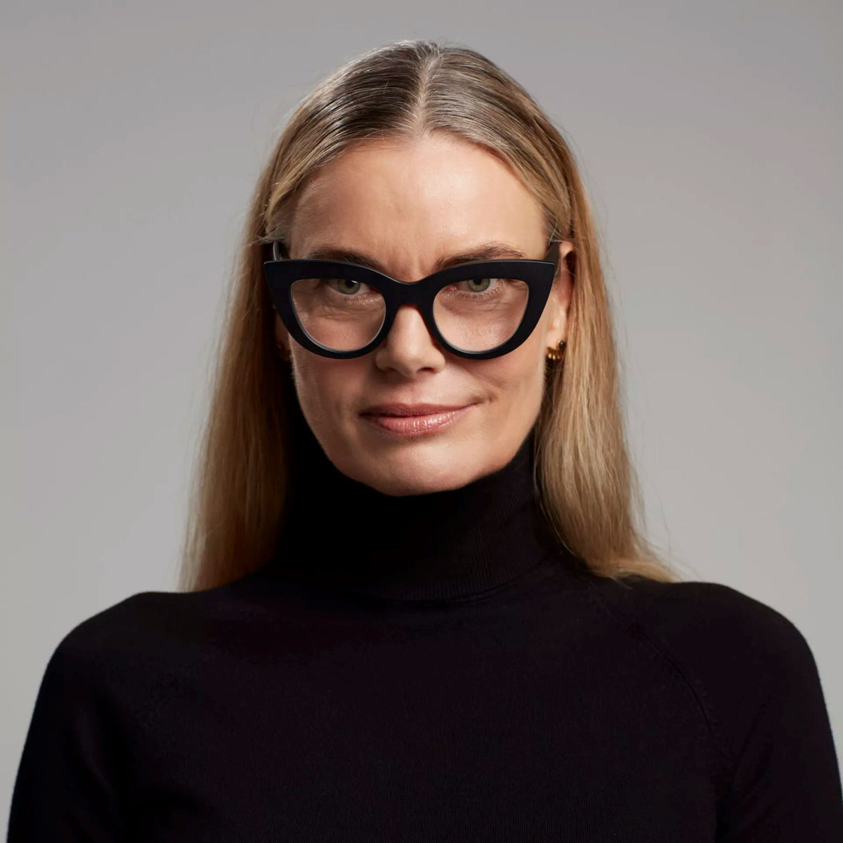 OKKIA Claudia Big Cat Eye Sunglasses - Black Sunglasses - Zabecca Living