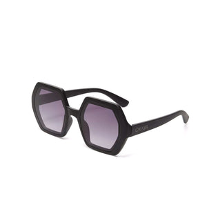 OKKIA Emma Hexagonal Sunglasses - Black Sunglasses - Zabecca Living