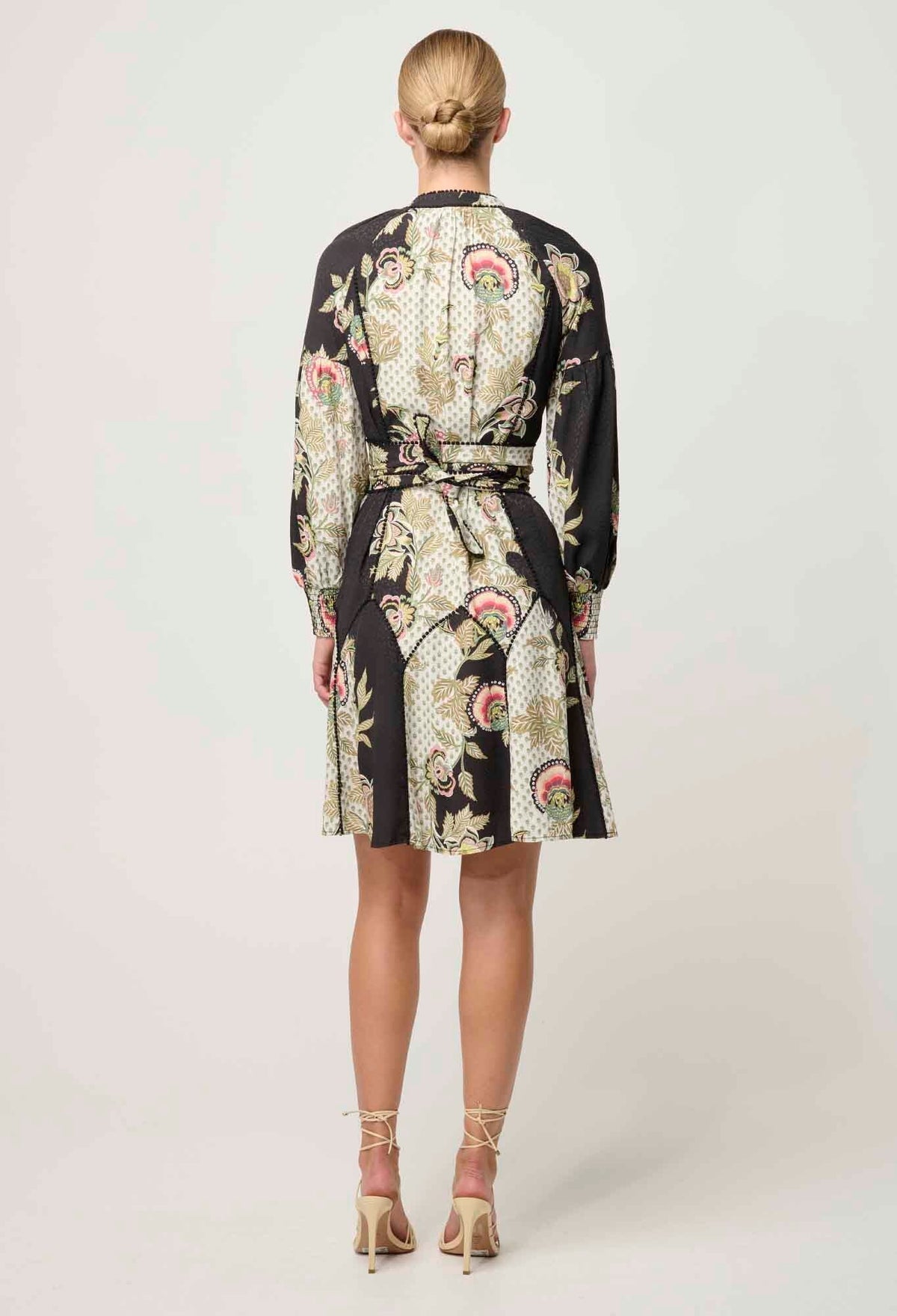 ONCE WAS Emersyn Linen Viscose Dress - Mariposa Nero Dress - Zabecca Living