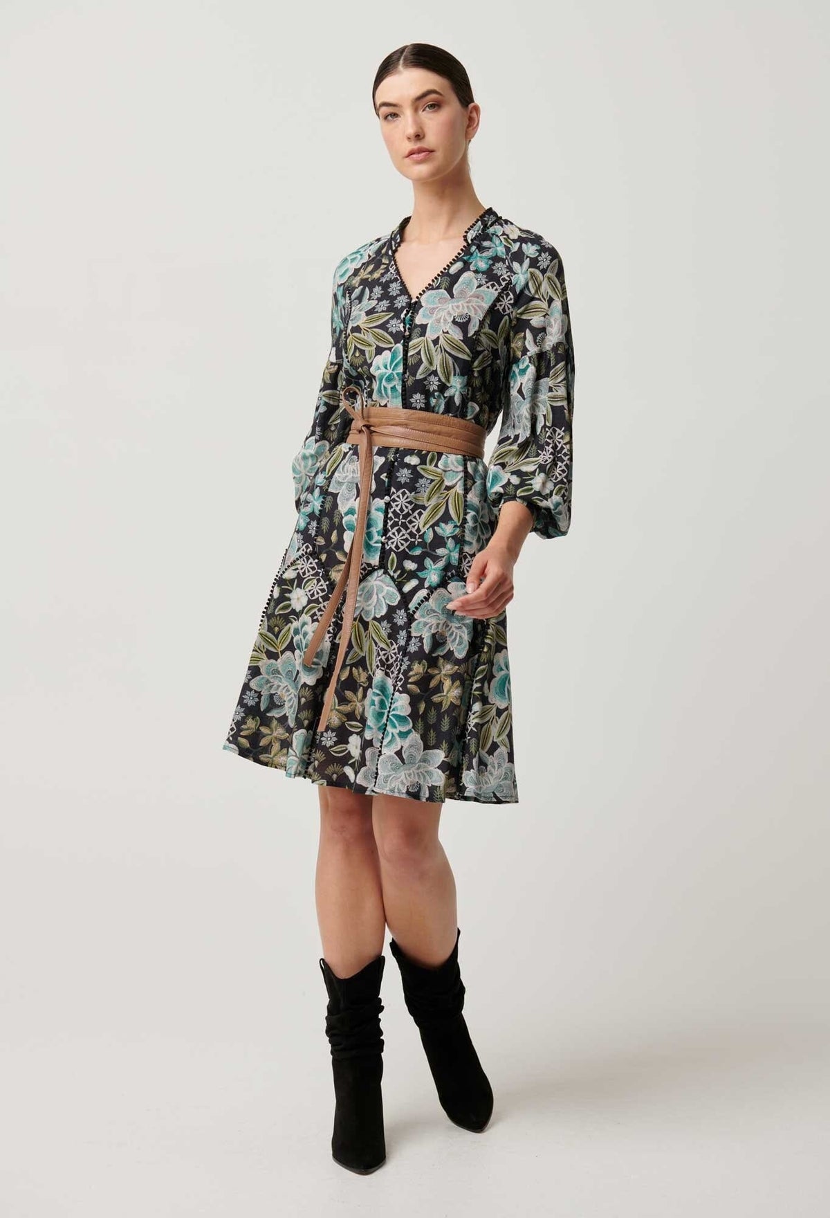 ONCE WAS Milton Leather Belt - Husk BELT - Zabecca Living