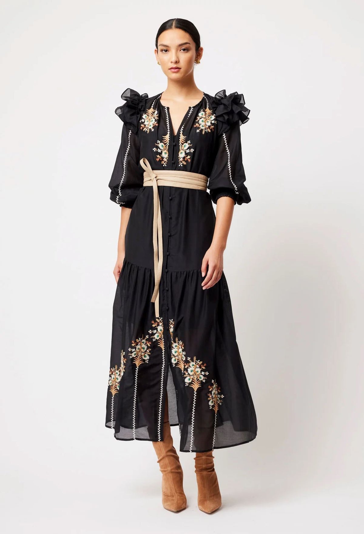 ONCE WAS Milton Leather Belt - Oatmeal BELT - Zabecca Living